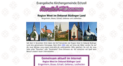 Desktop Screenshot of ev-kirche-echzell.de